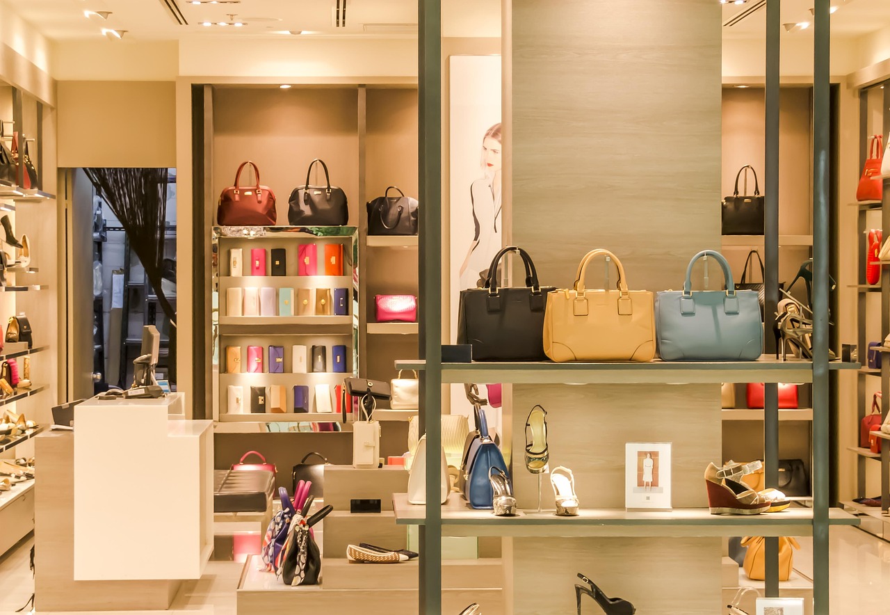 Elegant commercial boutique interior with premium finishes